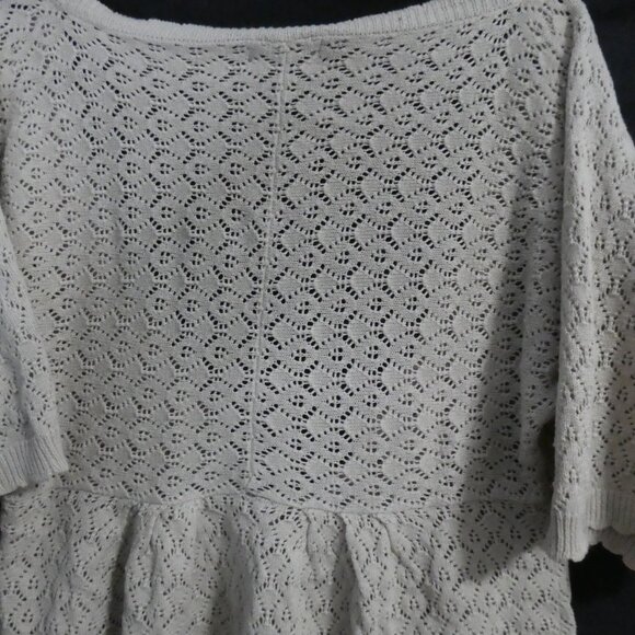 JESSICA - Petite | large (14-16) 16P | Elegant Crochet Cardigan | Single Button - Picture 12 of 16